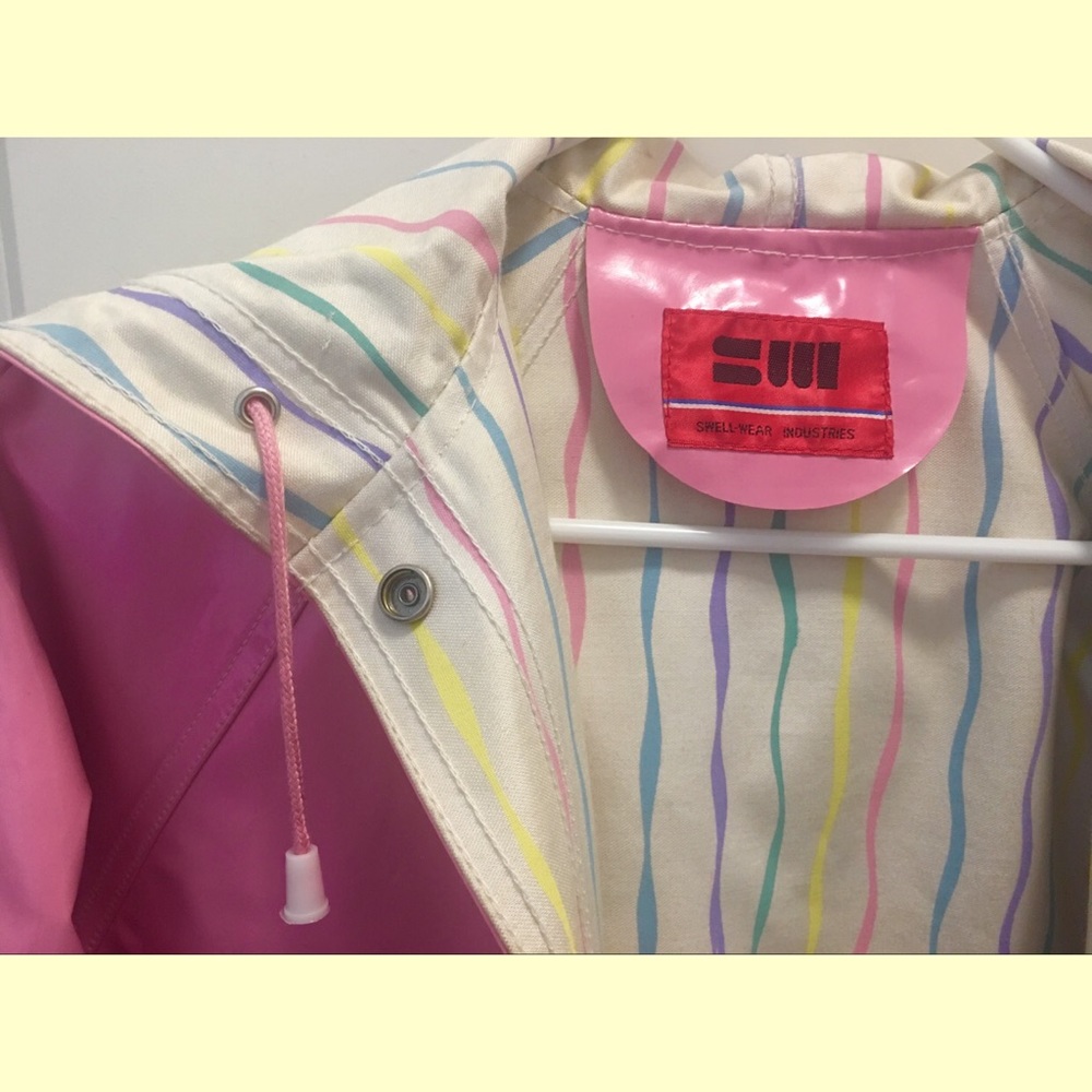 Bubblegum Pink Raincoat